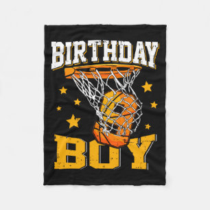 9. Geburtstag Basketball Junge 9 Jahre alte Basket Fleecedecke