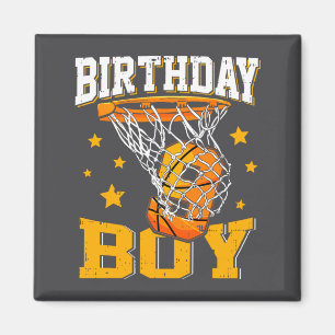 9. Geburtstag Basketball Junge 9 Jahre alte Basket Magnet