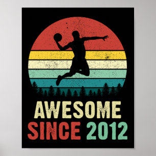 9. Geburtstag Basketball Liebhaber Phantastisch se Poster