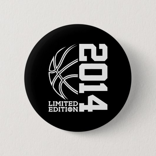 9. Geburtstag Basketball Limited Edition 2014 1 Button (Vorderseite)