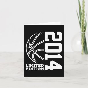 9. Geburtstag Basketball Limited Edition 2014 1 Karte