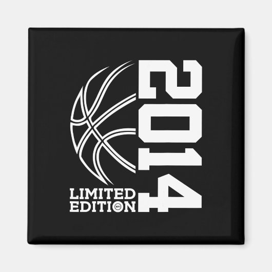 9. Geburtstag Basketball Limited Edition 2014 1 Magnet (Vorne)