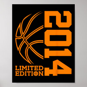 9. GEBURTSTAG BASKETBALL LIMITED EDITION 2014 POSTER