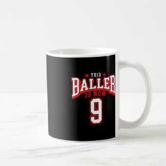 9. Geburtstag Basketball mehr als 9 Jahre alter Ta Kaffeetasse