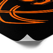 9. Geburtstag Basketball Neun 9 Jahre Jungen Kinde Poster (Ecke)