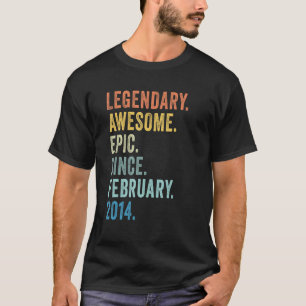 9. Geburtstag Boy Legendary Epic Phantastisch seit T-Shirt