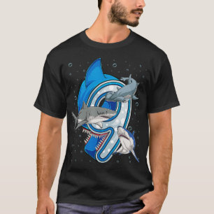 9. Geburtstag Boys Shark 9 Jahre Old Ocean Shark B T-Shirt