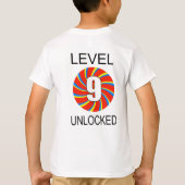 9. Geburtstag Computerspiel T-Shirt (Rückseite)
