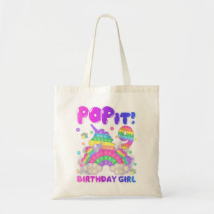 9. Geburtstag Einhorn Fidget Pop Es Geburtstagskin Tragetasche