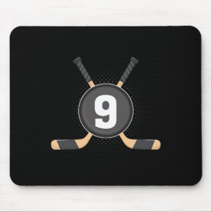 9. Geburtstag Eishockey 9 Jahre alt Thema Birthda Mousepad