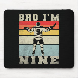 9. Geburtstag Eishockey Junge 9 Jahre alt Hockey s Mousepad