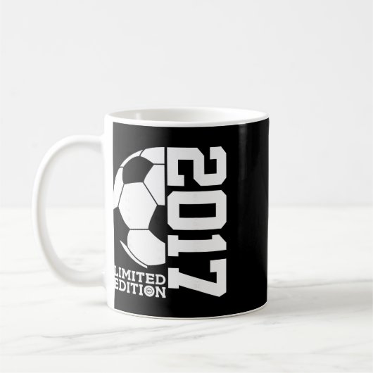 9. Geburtstag Fußball Limited Edition 2017 Kaffeetasse (Links)