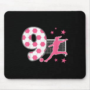 9. Geburtstag Fußballfan 9. Fußball-Thema Mousepad