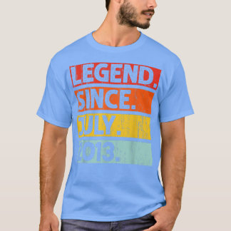 9. Geburtstag Geschenke Legend seit Juli 2013 9 Ja T-Shirt