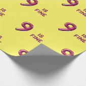 9. Geburtstag Geschenkpapier (Ecke)