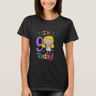 9. Geburtstag Girl Science Party Scientist Stem Ki T-Shirt