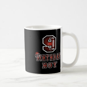 9. Geburtstag Junge 9 Jahre alter Fußball Lover Th Kaffeetasse