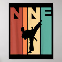 9. Geburtstag Karate Taekwondo Thema 9 Jahre alt