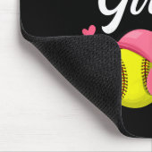9. Geburtstag Mädchen Softll Neunter Geburtstag 9 Mousepad (Ecke)