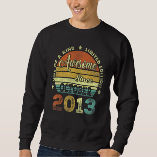 9. Geburtstag Phantastisch seit Oktober 2013 9 Jah Sweatshirt