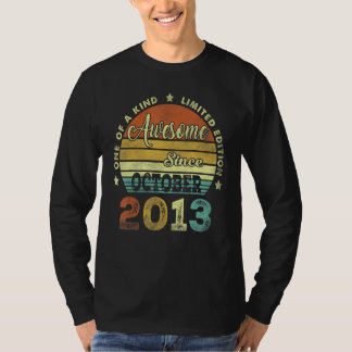 9. Geburtstag Phantastisch seit Oktober 2013 9 Jah T-Shirt