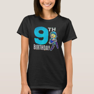 9. Geburtstag Radfahrer Boy Bmx Radfahrer T-Shirt
