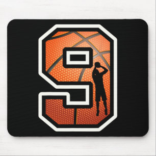 9. Geburtstag Sketll Spieler 9 Jahre alt Neun Spor Mousepad