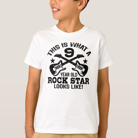 9. Geburtstag T-Shirt (Vorderseite)