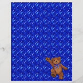 9. Geburtstag Tanzbär Scrapbook Artikel 3 Flyer (Hinten)