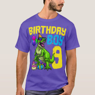 9. Geburtstag TRex Dinosaur Geburtstagskinder T-Shirt