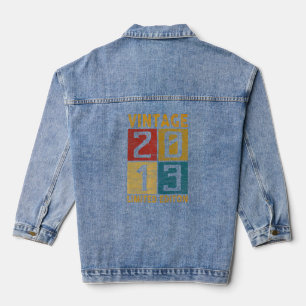 9. Geburtstag Vintage 2013 Geboren in 2013 9 Jahre Jeansjacke