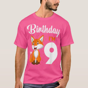 9. Geburtstag von über 9 Jahren Jungen und Mädchen T-Shirt