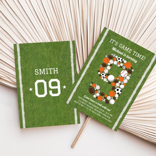 9. Geburtstagsfeier Einladung