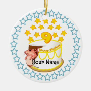 9. Geburtstagsfeier Maus Geburtstag Ornamente