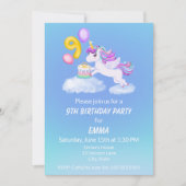 9. Geburtstagsfeier mit Einladung zum Kuchen (Vorderseite)