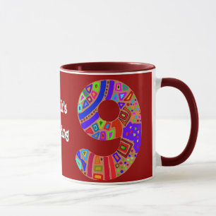 9. Geburtstagsfeier Tasse