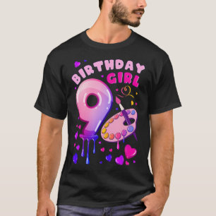 9. Geburtstagskarte 9 Jahre Malerei Art Nr. 9 T-Shirt
