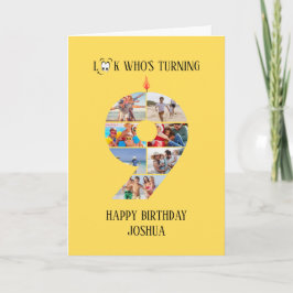 9. Geburtstagskarte Karte