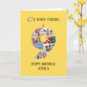 9. Geburtstagskarte Karte (Gelbe Blume)