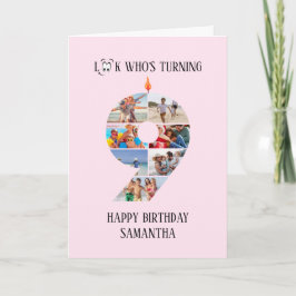 9. Geburtstagskarte Karte