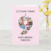 9. Geburtstagskarte Karte (Gelbe Blume)