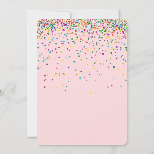 9. Geburtstagsparty Confetti Einladung