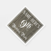 9. Geburtstagsparty - Extravagantes Drehbuch, Imit Serviette (Ecke)