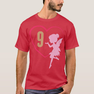 9. Geburtstagsparty Mairy Tale Girl Princess T-Shirt