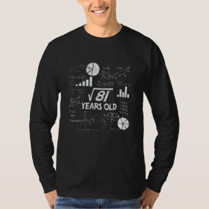9. Geburtstagsplatz von 81 - 9 Jahren alter Tag T-Shirt