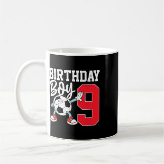 9. Geburtstagsshirt für Jungen Fußball Soccer Neun Kaffeetasse