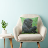 #9-, Gorilla mit Löwenzahn Kissen (Stuhl )