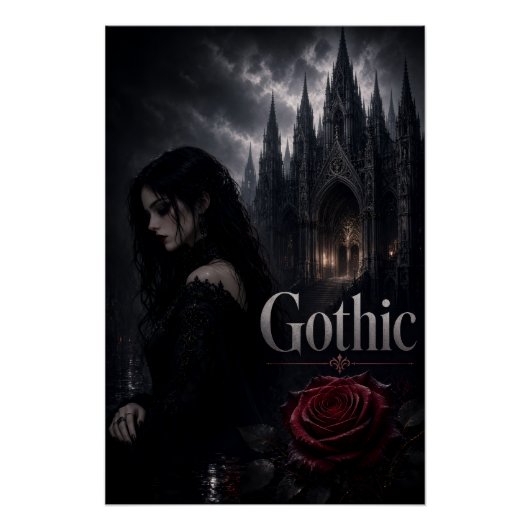 #9  Gotisch  Poster (Vorderseite)