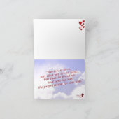 9. Gott ist Liebe - religiöser Feiertagskarte (Innenseite)