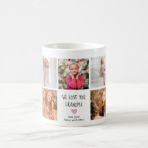9 Großkinder Foto Wir Liebe Sie Oma Tasse